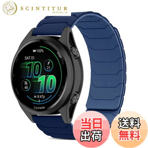 �y���������z[CiimWaa] 20mm �o���h for �K�[�~�� Garmin Forerunner 70/ 170/170 Music/Approach J1/S50/Garmin Vivoactive 6/5 �p �V���R�� ���v�o���h ���͂Ȏ��C �X�}�[�g�E�H�b�`���� �}�O�l�b�g ���v�x���g �����^ 