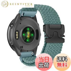 �y���������z[CiimWaa] 20mm �o���h for Garmin Forerunner 570 42mm/Garmin Vivoactive 6/5/Approach S50/S44 �p �����o���h �҂ݍ��� ���v�x���g �N�C�b�N�����[�X ���v�o���h �_�炩�� �ʋC�� �����p�x���g �K�[�~