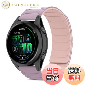 �y���������z[CiimWaa] 20mm �o���h for �K�[�~�� Garmin Forerunner 70/ 170/170 Music/Approach J1/S50/Garmin Vivoactive 6/5 �p �V���R�� ���v�o���h ���͂Ȏ��C �X�}�[�g�E�H�b�`���� �}�O�l�b�g ���v�x���g �����^ 