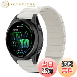 �y���������z[CiimWaa] 20mm �o���h for �K�[�~�� Garmin Forerunner 70/ 170/170 Music/Approach J1/S50/Garmin Vivoactive 6/5 �p �V���R�� ���v�o���h ���͂Ȏ��C �X�}�[�g�E�H�b�`���� �}�O�l�b�g ���v�x���g �����^ 