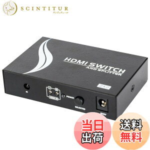�y���������z4K hdmi���z�� �ؑ֊� 2����2�o�� HDMI�X�C�b�`���[ �����R���t�� �o�����Ή� �����f������ HDMI�Z���N�^�[ 4K@60Hz HDR HDCP1.4 �Ή� PS5/Blu-ray/Fire TV/PC