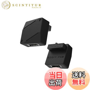 �y���������zEZDIY-FAB USB3.2 Gen1 19�s�� - Type-E L�^ 90�x ���p�A�_�v�^�[ ���w�b�_�[ �����ϊ� �}�U�[�{�[�h�p USB 3.0�t�����g�p�l�� Type-C�ϊ� ���z�� �ȃX�y�[�X ���h�~ �W���^�C�v �� - 1�p�b�N