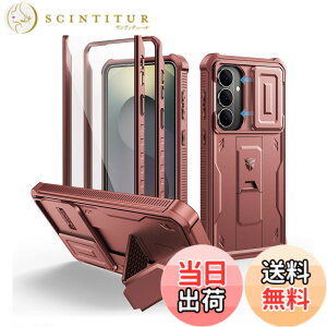 �y���������zDexnor Samsung Galaxy S26 Plus�p �P�[�X - �X���C�h�������J�����J�o�[����ʕی�t�B�������L�b�N�X�^���h�t�� �w�r�[�f���[�e�B�ϏՌ� ��� �t���{�f�B�o���p�[�ی�P�[�X(���b�h)