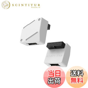 �y���������zEZDIY-FAB USB3.2 Gen1 19�s�� - Type-E L�^ 90�x ���p�A�_�v�^�[ ���w�b�_�[ �����ϊ� �}�U�[�{�[�h�p USB 3.0�t�����g�p�l�� Type-C�ϊ� ���z�� �ȃX�y�[�X ���h�~ ���o�[�X�^�C�v �� - 1�p