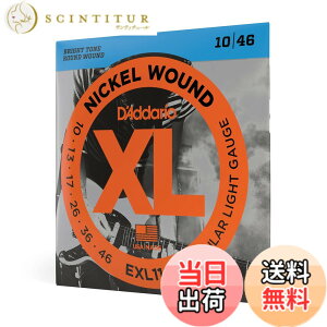 �y���������zD'Addario �_�_���I �G���L�M�^�[�� XL Nickel .010-.046 Regular Light EXL110 �y�������K�i�z �F�F1�Z�b�g�A�T�C�Y�F1�Z�b�g