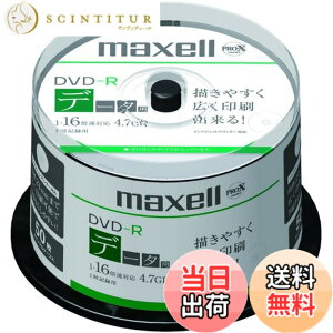 �y���������zmaxell �f�[�^�p DVD-R 4.7GB 16�{���Ή� �C���N�W�F�b�g�v�����^�Ή��z���C�g 20�� �X�s���h���P�[�X�� DR47PLPWD.20SP parent �T�C�Y�F50��