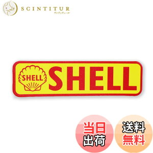 �y���������z�X�e�b�J�[#080 SHELL (11x3cm) / �V�F�� �o�i�[ �A�����J���G�� �F�F���b�h�A�T�C�Y�FW11xH3cm