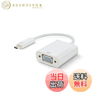 �y���������zUSB C VGA�ϊ��A�_�v�^ Type C(Thunderbolt 3 �݊�) �f�B�X�v���C�A�_�v�^ 1080P @60Hz HD�g�^ �^�C�vc VGA�ϊ��R�l�N�^ Windows 10/8.1/8/7/Vista/XP & MAC OS�Ή�