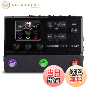 �y���������zLine 6 �}���`�G�t�F�N�^�[ HX Stomp ���R���p�N�g�ȃv���t�F�b�V���i���E�M�^�[�E�v���Z�b�T�[ 300��ވȏ�̃G�t�F�N�g�ƃA���v�E���f�� �I�[�f�B�I�C���^�[�t�F�C�X�@�\