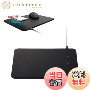 �y���������z�G���R�� qi �[�d�� ���C�����X �}�E�X�p�b�h �\�t�g���U�[ �u�������[�d 5W���f�� iPhoneXR / iPhoneXS / iPhoneXS Max / Galaxy / Xperia ��Qi�Ή��@�� �u���b�N MP-WQ01BK �F�F�u���b�N