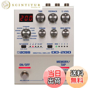 �y���������zBOSS �{�X �f�W�^���f�B���C DD-200 Digital Delay �R���p�N�g�E�G�t�F�N�^�[ 12��ނ̃f�B���C���[�h ���[�p�[�@�\���� �M�^�[/�x�[�X �F�F��