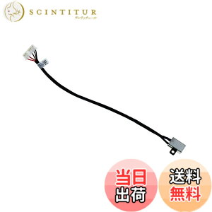 �y���������zSicastar DC_in �d���W���b�N �P�[�u���R�l�N�^�[�t�� Dell Inspiron 15 3000 3551 3552 3558 3559 3583 3458�V���[�Y �m�[�g�p�\�R�� 450.030060001 �F�F�u���b�N