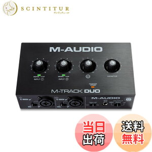 �y���������zM-AUDIO M-Track Duo HD �I�[�f�B�I�C���^�[�t�F�C�X USB-C�Ή� 24bit�E192kHz 2�C��2�A�E�g(XLR/TRS�Ή�) ���R�[�f�B���O�E�z�M�E�|�b�h�L���X�g�Ή� �\�t�g�E�F�A�X�C�[�g�t�� �T�C�Y�F48kHz