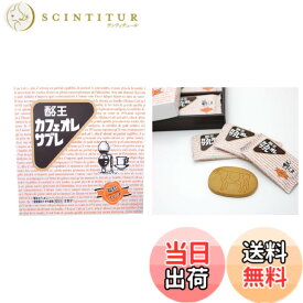 【送料無料】東北限定　福島県限定　長登屋　福島スイーツ　酪王カフェオレサブレ　酪王カフェオレ（乳飲料）全重量の1.6%使用　クッキー　18枚