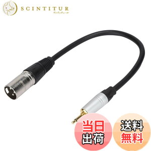 �y���������z3.5mm-XLR�A�_�v�^�[�P�[�u���A�����b�L���������V�F��3.5mm���m�����I�X-3PIN XLR�I�XPVC�G�N�X�e���A�A�_�v�^�[�P�[�u���A�w�b�h�t�H���A�}�C�N�p �T�C�Y�F0.3M
