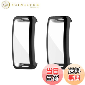 �y���������zLICHIFIT Fitbit inspire3/inspire2�p�ی�P�[�X �J�o�[ PC�t���[�� �����K���X�t�B���� ��̌^ �X�}�[�g�E�H�b�`�J�o�[ �E���ȒP �ϏՌ� ���h�~�y�� ������� �A�N�Z�T���[ (�u���b�N�{