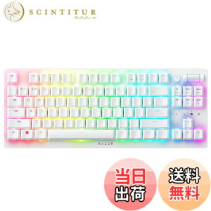 �y���������zRazer ���C�U�[ DeathStalker V2 Pro Tenkeyless White Edition Linear Optical Switch �Q�[�~���O�L�[�{�[�h ���^�I�v�e�B�J���X�C�b�` ���C�����X 2.4GHz Bluetooth Type-C Chroma �p��z�� �f�X�X�g�[�J�[�u
