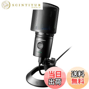�y���������z�I�[�f�B�I�e�N�j�J AT2020USB-X �R���f���T�[�}�C�N �~���[�g�{�^���t�� ���ʒ��� �C���z���o�� �h���C�o�[�s�v �Q�[�~���O �z�M�p �}�C�N �e�����[�N/�X�g���[�}�[/�R���e���c