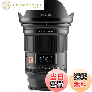 �y���������zViltrox AF �P�œ_�����Y �\�j�[E�}�E���g �F�F�u���b�N�A�T�C�Y�FAF 16mmF1.8