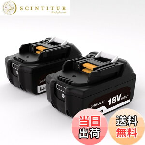 �y���������zDIGIFORCE �}�L�^ 18V/10.8V/14.4V/40V �o�b�e���[ �݊� BL1860B/BL1830B/BL1030B/BL1460B 10.0h/6.0Ah/3.0Ah ���{���[�J�[ ��e�� �|���@ �d���H��p �F�F�u���b�N�A�T�C�Y�F�y2�Z�b�g�z