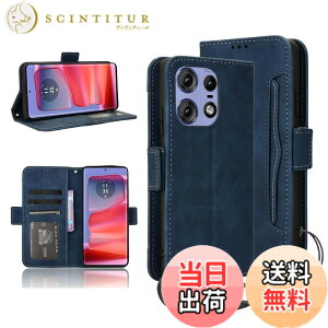�y���������zMotorola Edge 50 Pro/50s pro �P�[�X �蒠�^ �F�F�u���[�A�T�C�Y�FMotorola Edge 50 Pro