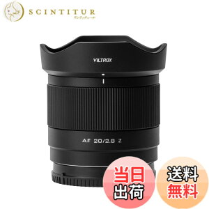 �y���������zViltrox AF �P�œ_�����Y �j�R�� Z�}�E���g �F�F�u���b�N�A�T�C�Y�FAF 20mmF2.8