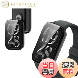 �y���������zFor Xiaomi Smart Band 9 Pro �p �P�[�X �J�o�[�yKONXISA�z�X�}�[�g�E�H�b�` �P�[�X+�t�B���� ��̌^�iPC�P�[�X+�����K���X�t�j���E�ȒP �����ߗ� �C�菝�h�~ �Ռ��z�� �����[�d�\ �S��