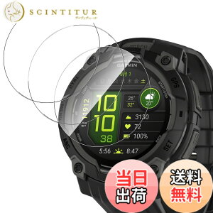 �y���������zGreerass �t�B���� �����ߗ� �d�x9H �w��h�~ �T�C�Y�FGarmin Instinct 3 45mm �Ή� �ی�t�B����