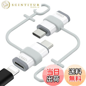 �y���������zMoKo ���C�g�j���O to Type C�ϊ��p�A�_�v�^ 480Mbps�f�[�^�]��/10W�[�d�Ή� ���^ iOS TypeC�ϊ��A�_�v�^�[ �F�FL���XC�I�X-White2p