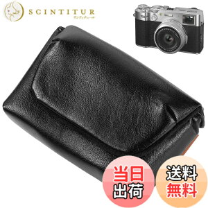 �y���������zYullmu �f�W�J���P�[�X �R���f�W�P�[�X RICOHGR3 GR3x GR2 / rx100 / DSC-RX100M7 / ZV1 / XF10�ȂǓK�p �J�����P�[�X���^ PU���U�[ �}�O�l�b�g�J�� �F�FL-�u���b�N�A�T�C�Y�F14.5 x 10 x 4 cm (�O��) / 