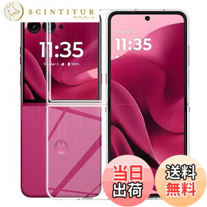 �y���������zFor Motorola moto Razr 60 Ultra �P�[�X �N���A PC�f�� �ϏՌ� �Ռ��z�� �S�ʕی� ���^ �y�� Greerass �ی�P�[�X �\�t�g�J�o�[ ����~�� ���΂ݖh�~ �w��h�~ ���� �ϋv �C���X�g�[���ȒP 