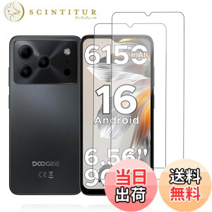 �y���������z�y2���Z�b�g�zFor DOOGEE Note56 / Note56 Plus / Note56 Pro / Note56X / Note56X Pro�p �t�B���� �K���X�t�B���� KONXISA 6.56�C���` �X�}�[�g�t�H���̃X�N���[���v���e�N�^�[ ���{���Ɏq�f�� 99�� ��