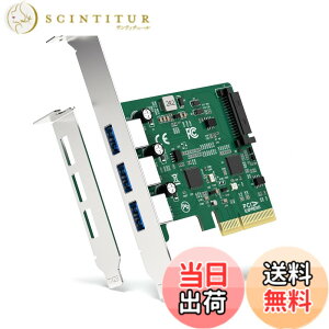 �y���������zDriverGenius Turbo-X�V���[�Y �t���n�C�g�Ή� PCIe USB 3.2 Gen2 �g���J�[�h 3�|�[�g USB-A 10Gbps���L PCIe x4/x8/x16�Ή� �f�X�N�g�b�vPC�p Windows 11/10�ELinux�Ή� ���[�v���t�@�C���u���P�b�g�t�� 