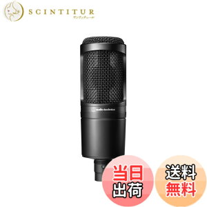 �y���������z�I�[�f�B�I�e�N�j�J AT2020 �R���f���T�[�}�C�N XLR ����z�M ��^ �|�b�h�L���X�g ���� DTM ���R�[�f�B���O �}�C�N �y�������K�i�z �u���b�N �F�F�u���b�N�A�T�C�Y�FXLR���f��