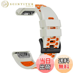 �y���������z[SQHYWJ] �K�[�~���E�H�b�` Fnix�V���[�Y�p �V���R���E�H�b�`�o���h 22mm 26mm GARMIN (�K�[�~��) Fenix 7X 6X 5X 5 6 ���[�v �X�|�[�c ���v�x���g �h���� �K�[�~�� �p �����o���h �F�F�x�[�W