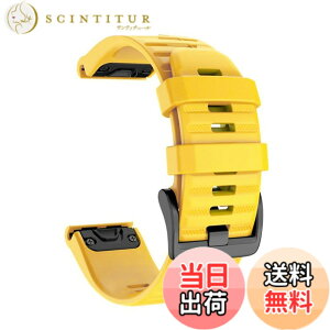�y���������z[SQHYWJ] 20mm 22mm 26mm �V���R���E�H�b�`�o���h �ւ��x���g �͂ɓK�� GARMIN(�K�[�~��) Fenix 8 / Fenix 7X / Fenix 6X / Fenix 5X /Fenix 7/6/5 �p ���� �x���g �N�C�b�N�����[�X�u�����t�� �F�F�C�G