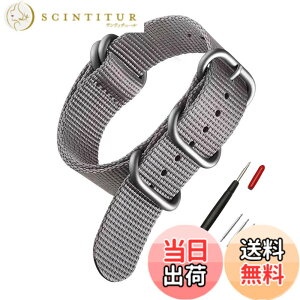 �y���������z[SQHYWJ] NATO ���v�o���h �i�C���� �ւ��x���g 18mm 20mm 22mm 24mm �r���v �o���h �F�F�V���o�[�o�b�N�� �O���[�A�T�C�Y�F24mm