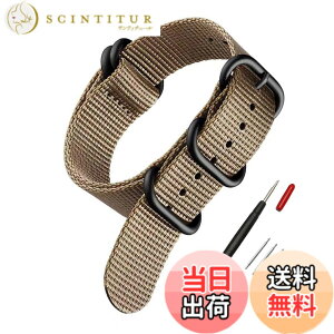 �y���������z[SQHYWJ] NATO ���v�o���h �i�C���� �ւ��x���g 18mm 20mm 22mm 24mm �r���v �o���h �F�F�u���b�N�o�b�N�� �J�[�L�F�A�T�C�Y�F20mm