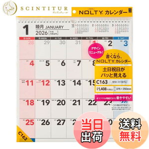 �y���������z�\�� NOLTY 2026�N �J�����_�[ �Ǌ|�� �����`�^�C�v �F�FC163�A�T�C�Y�FB3�ό^(C163)