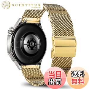 �y���������z[KeeFos] 22mm �o���h Huawei(�t�@�[�E�F�C) Watch GT6 Pro 46mm/GT6 46mm/GT5 Pro/GT5/GT4/GT3(46 mm) �Ή� �����o���h ���� �ւ��x���g �X�e�����X�� �X�g���b�v �j�����p �����x���g Huawei(�t�@�[�E�F