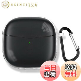 【送料無料】TOORQR For SOUNDPEATS Air3 Deluxe HS/SOUNDPEATS Air3 Deluxe ケース カバー SOUNDPEATS Air3 Deluxe TPU素材 ケース 保護カバー 防水 防塵 落下防止 キズ防止 全面保護 軽量 カラビナ付き(クリア)