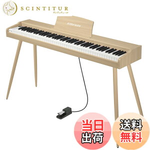 �y���������zKIMFBAY �d�q�s�A�m 88���� �ؐ� �d�q �s�A�m 88�� Digital Piano ���S�� �q�� MIDI�Ή� �y�_���t�� �X�^���h �A�_�v�^�[�t ���{������� �F�F�x�[�W��