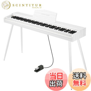 �y���������zKIMFBAY �d�q�s�A�m 88���� �ؐ� �d�q �s�A�m 88�� Digital Piano ���S�� �q�� MIDI�Ή� �y�_���t�� �X�^���h �A�_�v�^�[�t ���{������� �F�F�z���C�g