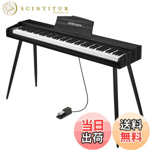 �y���������zKIMFBAY �d�q�s�A�m 88���� �ؐ� �d�q �s�A�m 88�� Digital Piano ���S�� �q�� MIDI�Ή� �y�_���t�� �X�^���h �A�_�v�^�[�t ���{������� �F�F�u���b�N