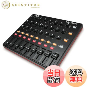 �y���������zAKAI Professional USB MIDI�R���g���[���[�~�L�T�[ �R���p�N�g �|�[�^�u�� DAW�R���g���[���[ 24�̃m�u 16�̃{�^�� 9�{�̃t�F�[�_�[ Ableton Live Lite�t�� MIDI MIX