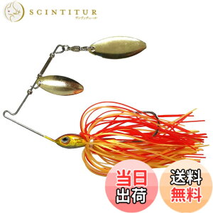 �y���������z�O���[���[�t�B�b�V��(Glory Fish) �o�X���A�[ B/�X�s�i�[�x�C�g 1/4oz(7g)/3/8oz(10.5g) �F�F�I�����W�S�[���h�A�T�C�Y�F3/8oz(10.5g)