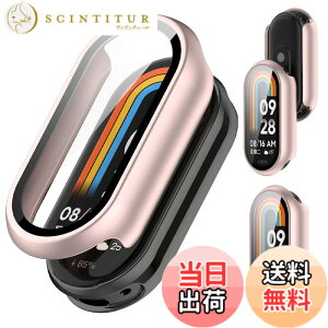 �y���������zAIYYXX For Xiaomi Smart Band 10 �P�[�X 3D ���p�G�b�W �����^ PC+�K���X�f�� ��̌^ xiaomi smart band 10 �J�o�[ �Ή� �����ߗ� �L�Y�h�~ �w��h�~ �ȒP�Ɏ��t���E�� �S�ʕی� �P�[�X �F�F��