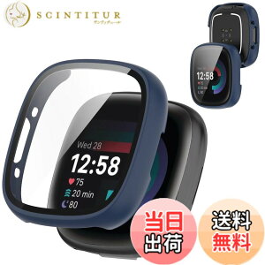 �y���������zAIYYXX For Fitbit sense2 /Fitbit versa4 �J�o�[ 3D���p�G�b�W �����^ PC+�K���X�f�� ��̌^ Fitbit sense2 /Fitbit versa4 �P�[�X �Ή� �����[�d�\ �[�d�⏕��t�� �����ߗ� �L�Y�h�~ �w��h�~ ��
