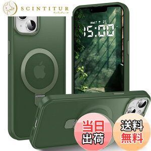 �y���������zAVETUL iPhone 12 mini �P�[�X iPhone 13 mini �P�[�X MagSafe�Ή� ���C�����X�[�d�Ή� �B���X�^���h �}�b�g �}�O�l�b�g���� �������� ����~�� �ČRMIL�K�i�ϏՌ� iPhone12mini�P�[�X �X�g���b�v