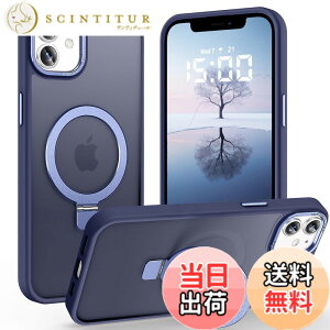 �y���������zAVETUL iPhone 12 mini �P�[�X iPhone 13 mini �P�[�X MagSafe�Ή� ���C�����X�[�d�Ή� �B���X�^���h �}�b�g �}�O�l�b�g���� �������� ����~�� �ČRMIL�K�i�ϏՌ� iPhone12mini�P�[�X �X�g���b�v